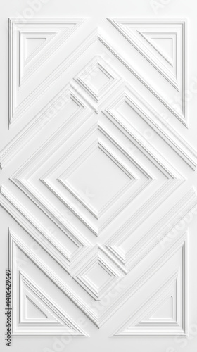 White Decorative Ceiling Tile Pattern Texture.