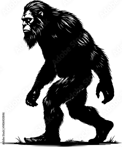 "Shadow of the Wild: Bigfoot in Motion"

"Legend in the Mist: The Walking Sasquatch"

"Myth on the Move: Bigfoot Silhouette"

