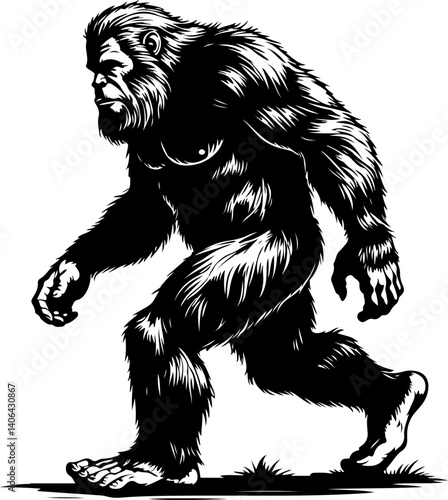 "Shadow of the Wild: Bigfoot in Motion"

"Legend in the Mist: The Walking Sasquatch"

"Myth on the Move: Bigfoot Silhouette"

