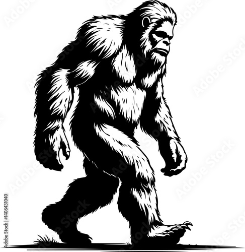 "Shadow of the Wild: Bigfoot in Motion"

"Legend in the Mist: The Walking Sasquatch"

"Myth on the Move: Bigfoot Silhouette"

