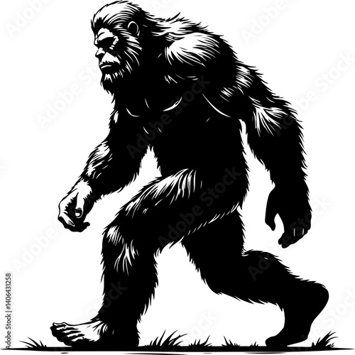 "Shadow of the Wild: Bigfoot in Motion"

"Legend in the Mist: The Walking Sasquatch"

"Myth on the Move: Bigfoot Silhouette"

