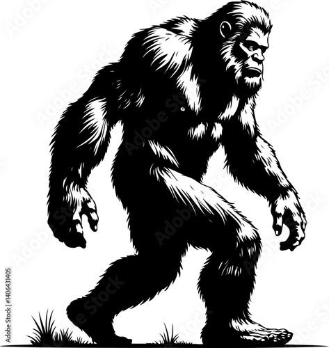 "Shadow of the Wild: Bigfoot in Motion"

"Legend in the Mist: The Walking Sasquatch"

"Myth on the Move: Bigfoot Silhouette"

