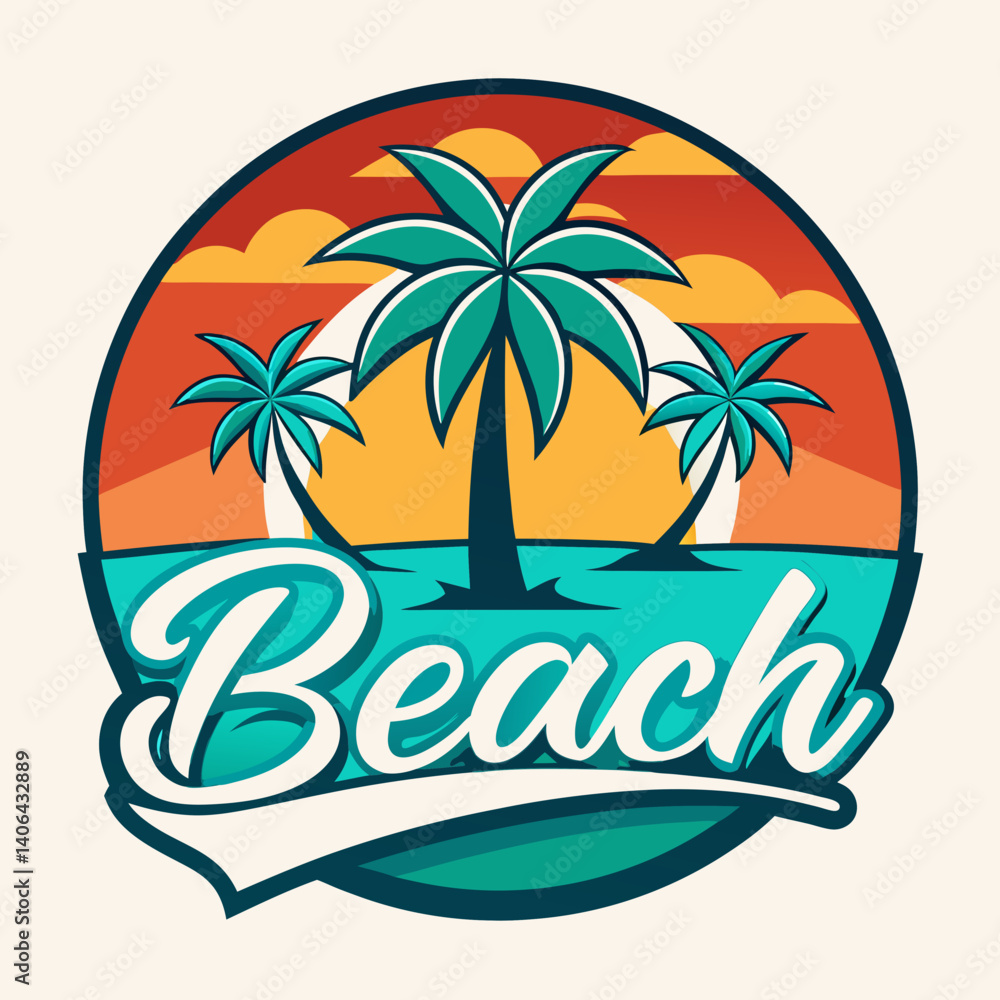 Obraz premium summer t shirt design vector