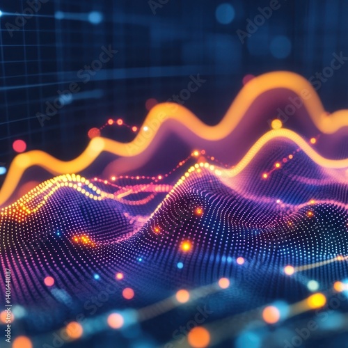 Wallpaper Mural Abstract data visualization (2) Torontodigital.ca