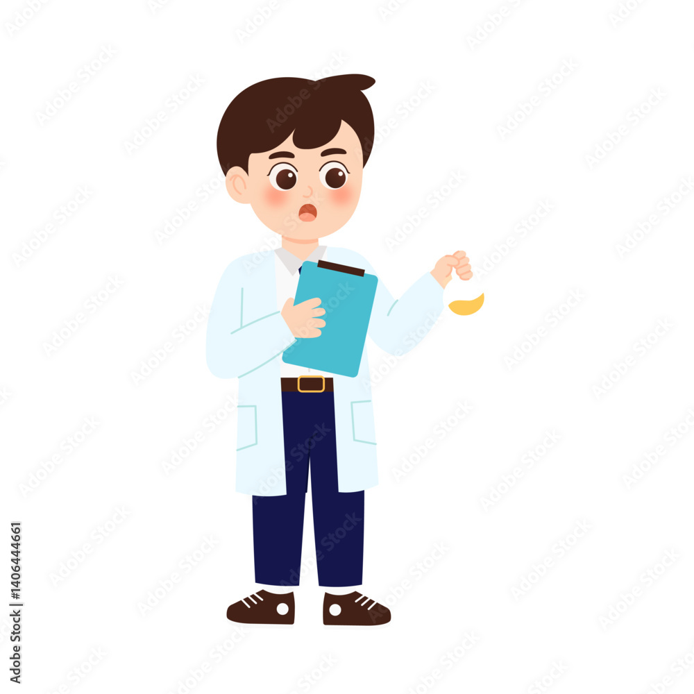 Classroom School Activity 2 Boy Scientist Weighing Chemical in Lab Classroom School Activity 2 Boy Scientist Weighing Chemical in Lab