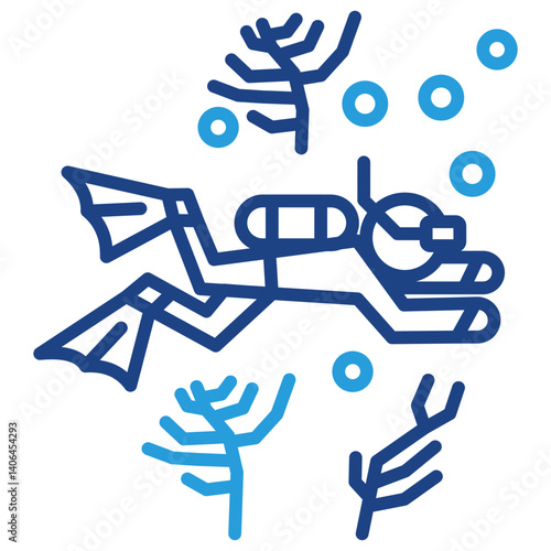 Underwater Tour Icon