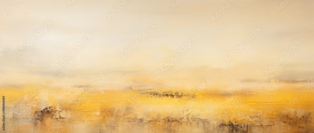Golden Haze Landscape