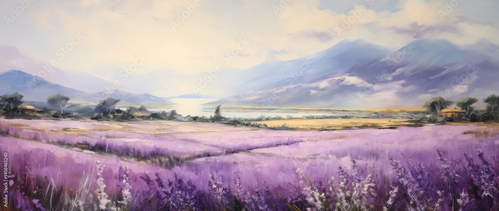 Fototapeta premium sunrise in the mountains