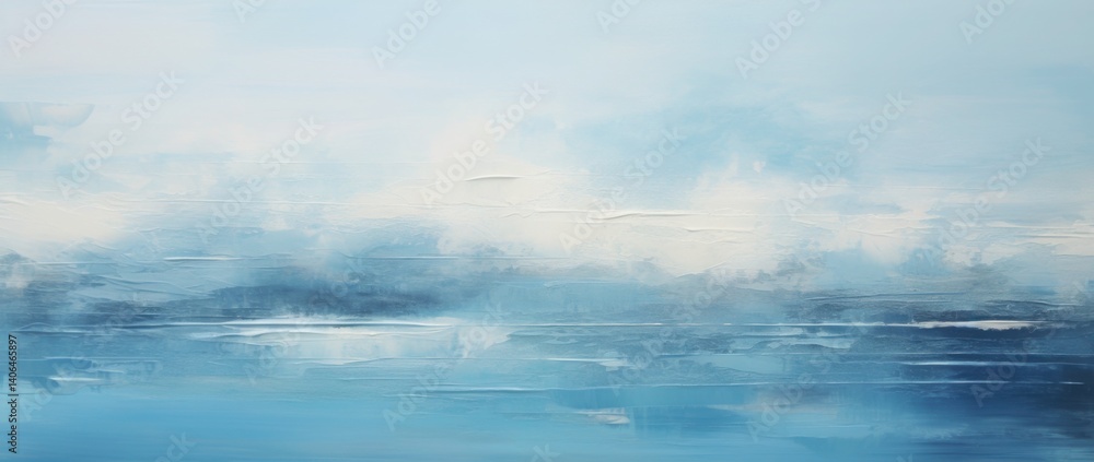 morning mist over the river