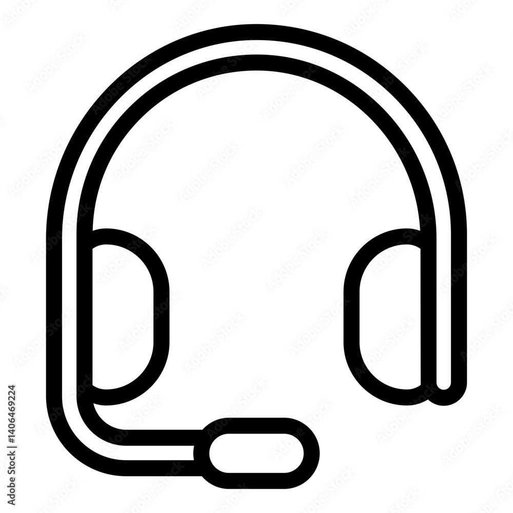 Obraz premium headphone icon