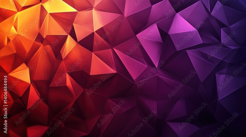 Fototapeta premium Abstract geometric background with vibrant colors