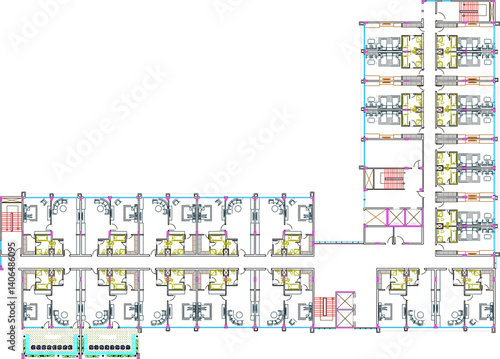 silhouette design vector illustration sketch drawing architecture landscape plan typical interior building high rise building hotel apartment modern minimalist