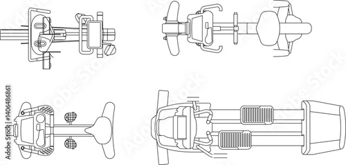 silhouette design vector illustration sketch image of fitness equipment recumbent bike for exercise in gym sport center