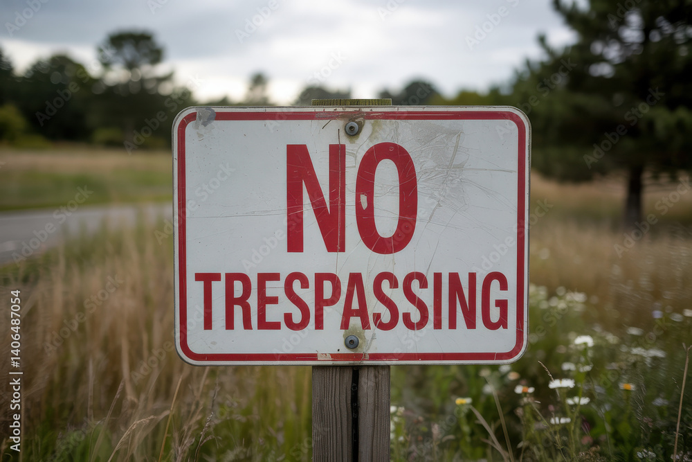 No Trespassing Sign No Trespassing Sign