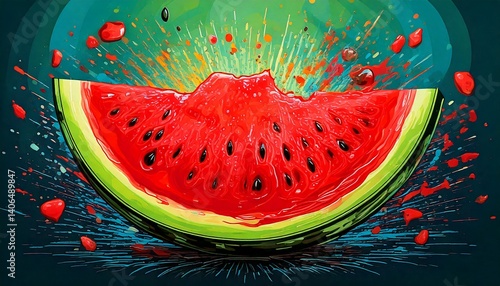 slice of watermelon