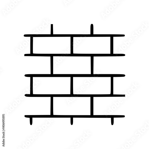 simple brick wall outline