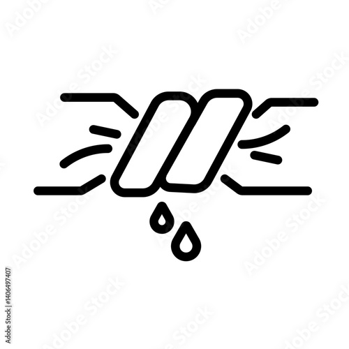  wet cloth squeeze vector icon