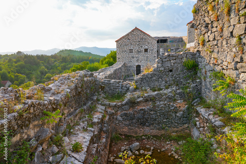 Obraz na płótnie Fort Bedem in Nikšić, Montenegro - Ottoman fortification in the Balkans w salonie