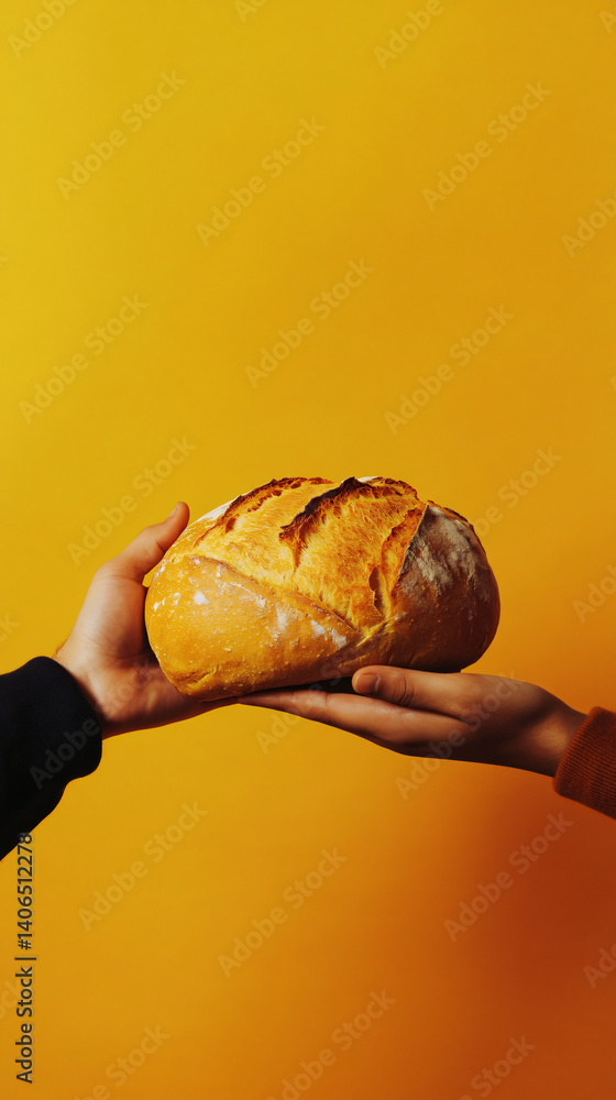 Sharing Artisan Bread: A Cozy Connection Through Delicious Homemade Loaf Sharing Artisan Bread: A Cozy Connection Through Delicious Homemade Loaf