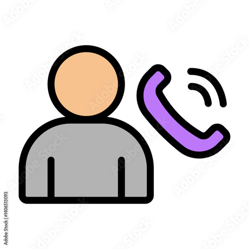 Receiver Vector Filled Icon Design