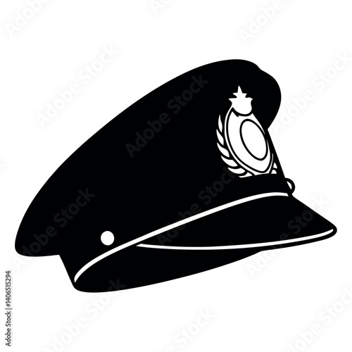 Police Hat Vector Illustration for Designers