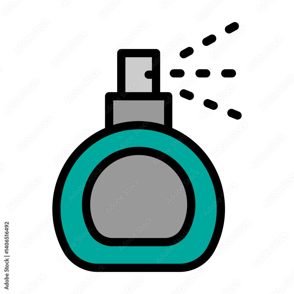 Perfume Tester Vector Filled Icon Design Perfume Tester Vector Filled Icon Design