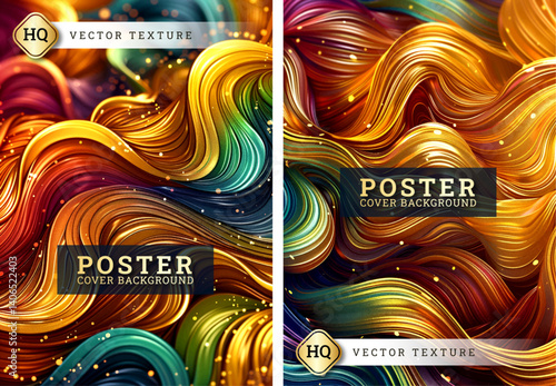 Artistic abstract colorful wave texture art brochure template design, Luxury texture design, colorful background, colorful texture, Hand drawn texture design for fabric
