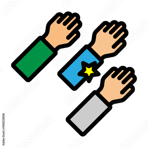 Projects Vector Filled Icon Design