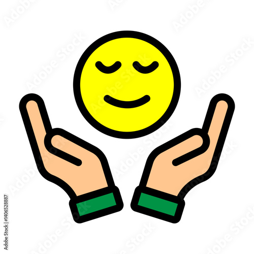 Relief Vector Filled Icon Design