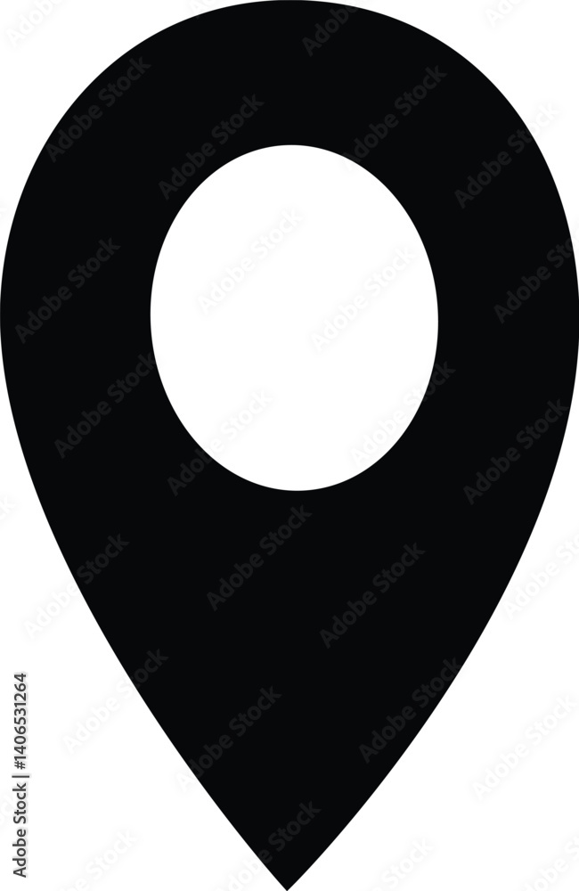 map pointer icon vector illustration black and white map pointer icon vector illustration black and white