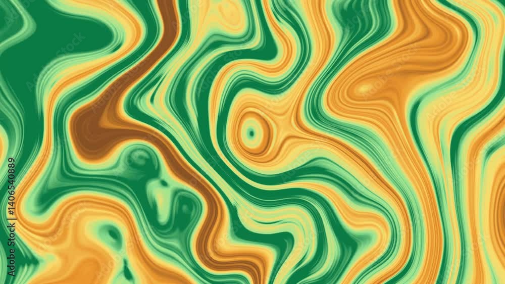 Abstract green and yellow swirling gradient ideal for backgrounds, creative projects, video loops, artistic designs, and modern decor. Abstract green and yellow swirling gradient ideal for backgrounds, creative projects, video loops, artistic designs, and modern decor.