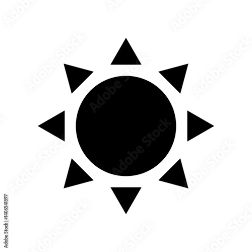 太陽のピクトグラム
