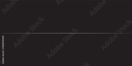 Modern glowing gold line, horizontal light rays, flash abstract simple