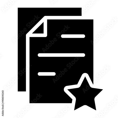 Save Document Glyph Icon
