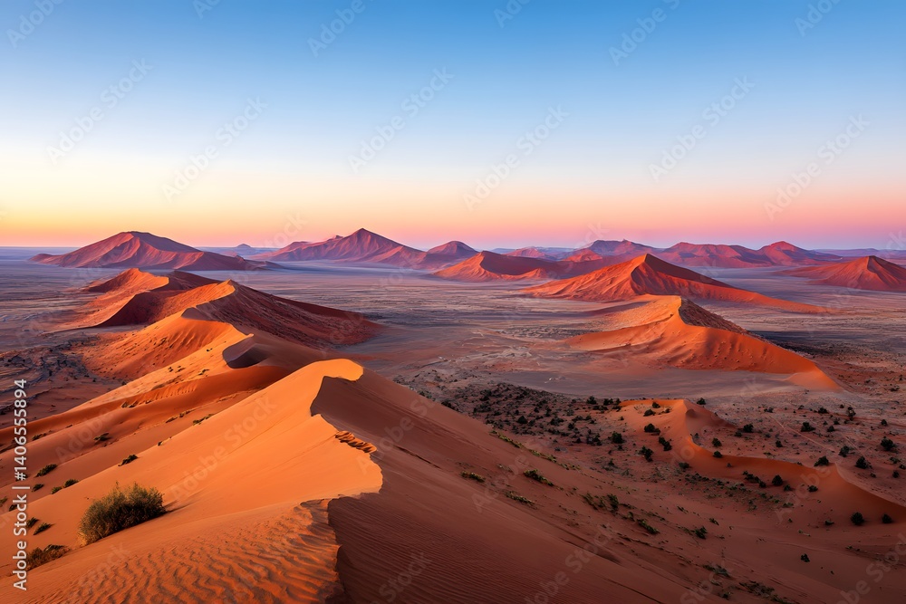 Fototapeta premium Sunrise over Namib Desert