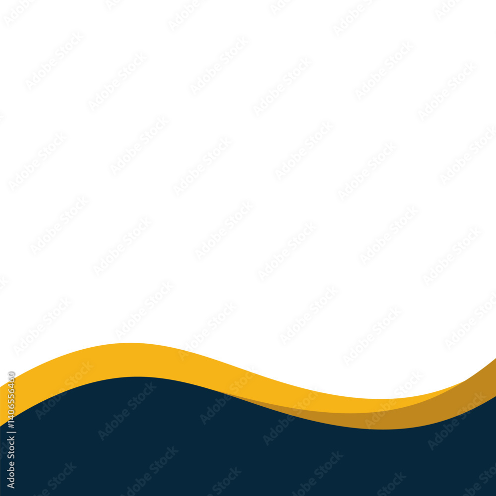 Wave Footer Vector Wave Footer Vector