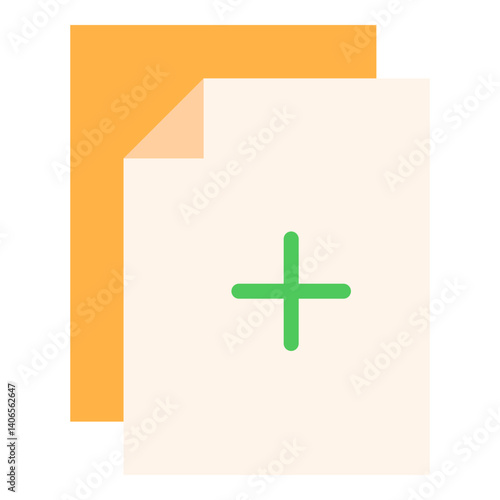 Create Document Flat Icon