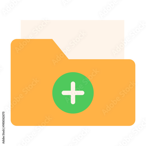 Create Folder Flat Icon