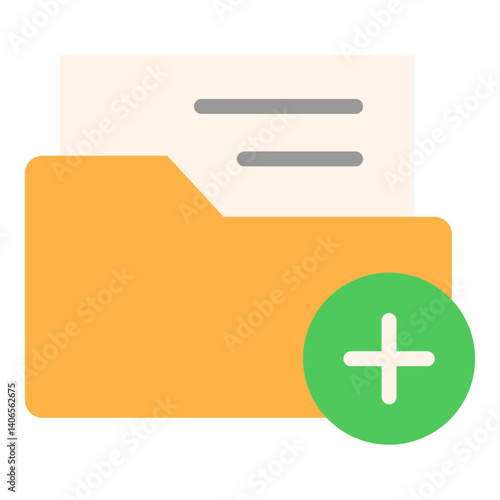 Create Folder Flat Icon