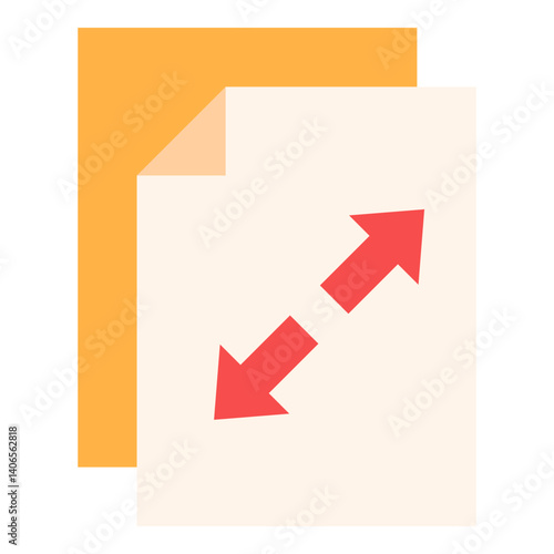 Extract Document Flat Icon