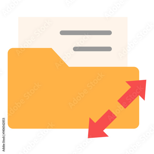 Extract Folder Flat Icon
