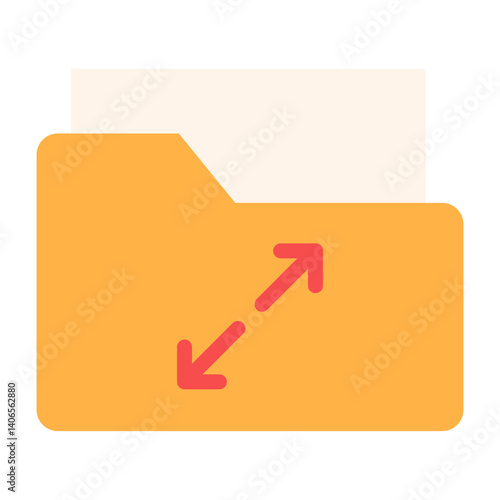 Extract Folder Flat Icon