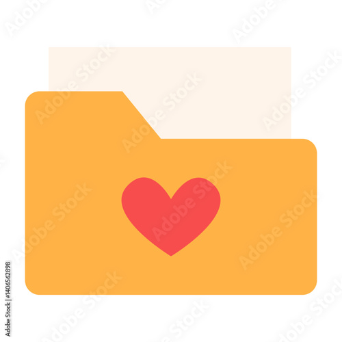 Favorite Folder Flat Icon