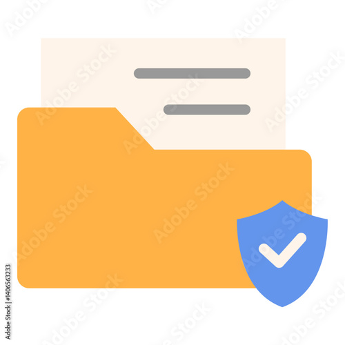 Protection Folder Flat Icon