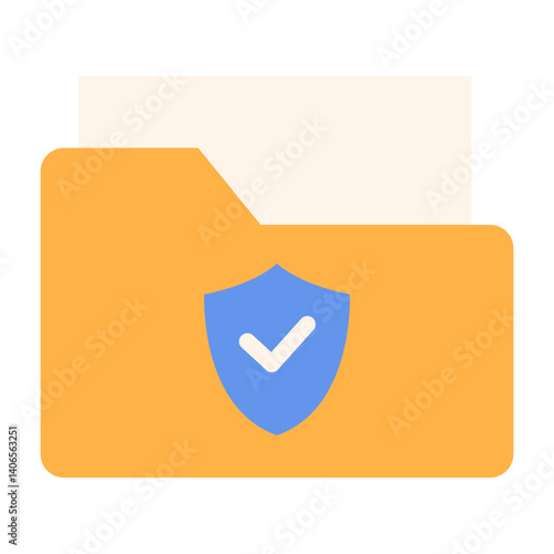 Protection Folder Flat Icon