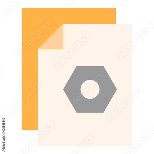 Setting Document Flat Icon