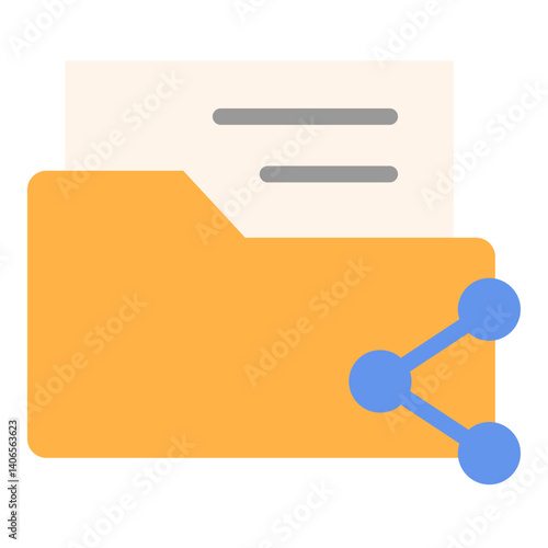 Share Folder Flat Icon