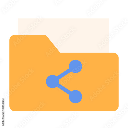 Share Folder Flat Icon