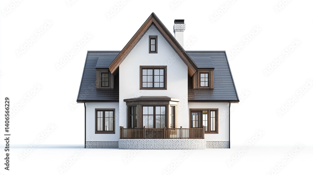 charming white house with gabled roof and wooden accents charming white house with gabled roof and wooden accents