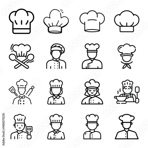 Chef icon and chef icon pack